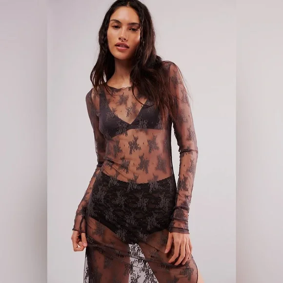 Free People Lady Lux Maxi Slip NWT - Picture 4 of 5